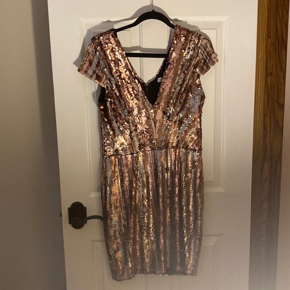 Worn once, EUC, sequined dress